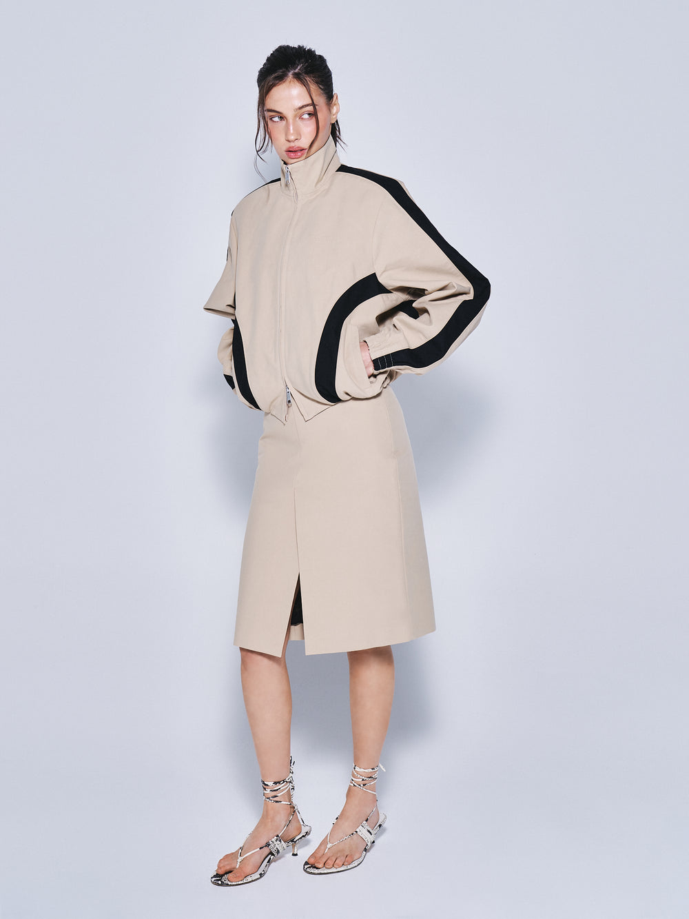 Cold Shoulder Jacket