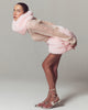 Illegally Pink Fur Collar