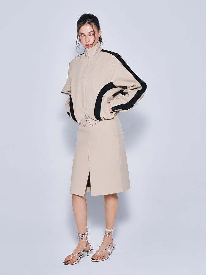 Cold Shoulder Jacket